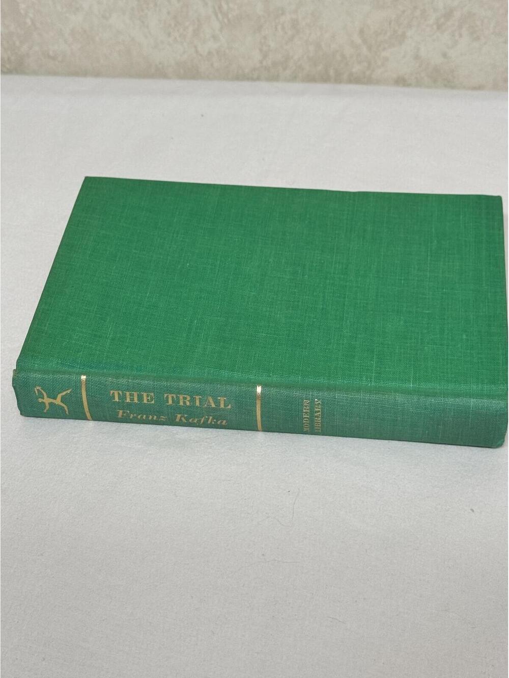 Vintage The Trial by Franz Kafka Modern Library Hardcover Green Cloth 1956